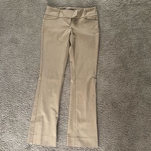 The Limited 0 Short Khaki Exact Stretch Boot Cut